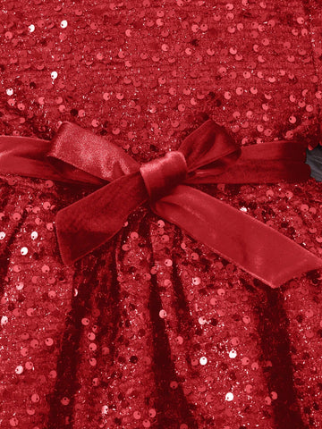 Young Girl Birthday Party Elegant Princess Dress With Sequin Embroidery & Mesh Patchwork Young Girl Birthday Party Elegant Princess Dress With Sequin Embroidery & Mesh Patchwork