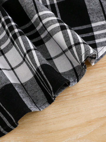 Young Girl Elegant Textured Plaid Sun-Pleated A-Line Skirt, Stylish College Style Young Girl Elegant Textured Plaid Sun-Pleated A-Line Skirt, Stylish College Style