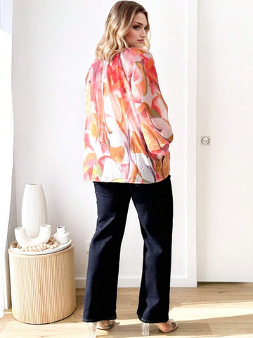 Sissyaki Women's Long Sleeve Floral Print Blouse Boho Button Down Shirts Sissyaki Women's Long Sleeve Floral Print Blouse Boho Button Down Shirts