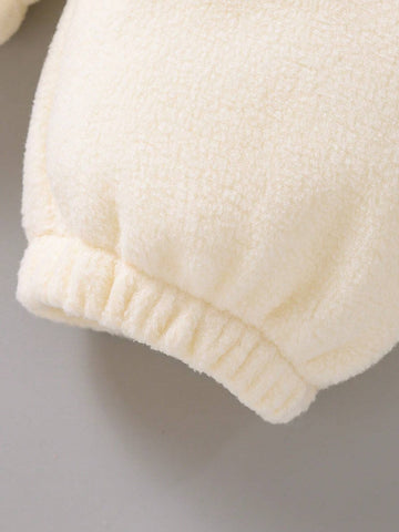 Streecool Kids Young Girl Casual Thicken Fleece Tracksuit Set, High Collar Zipper Hoodie With Drawstring Pants Streecool Kids Young Girl Casual Thicken Fleece Tracksuit Set, High Collar Zipper Hoodie With Drawstring Pants