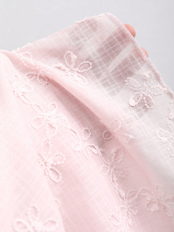 Sweetra Sweet French Jacquard Halter Backless A-Line Mini Dress, Feminine Pink Color Sweetra Sweet French Jacquard Halter Backless A-Line Mini Dress, Feminine Pink Color