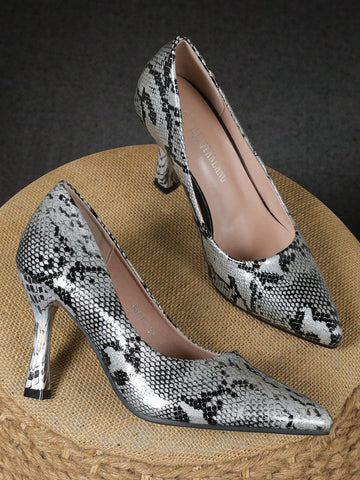 Trendy Pointed Toe Color Block High Heel Pumps, Versatile Commuter Trendy Pointed Toe Color Block High Heel Pumps, Versatile Commuter