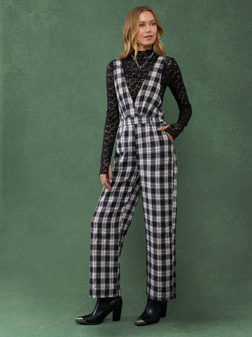 WESTFADE Plaid Jumpsuit WESTFADE Plaid Jumpsuit