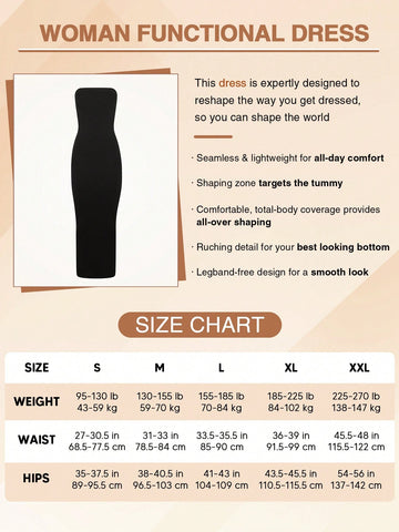 Women'S Multi-Functional Strapless Bodycon Dress (Can Be Folded Into A Mini Dress) Women'S Multi-Functional Strapless Bodycon Dress (Can Be Folded Into A Mini Dress)