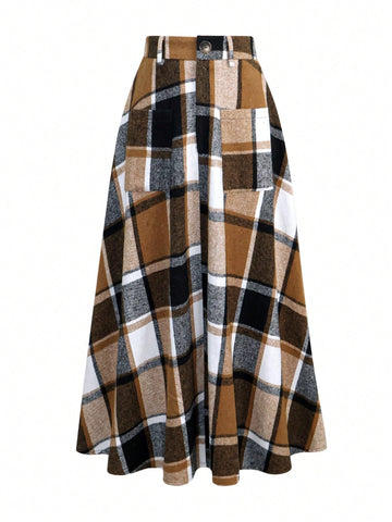 Women Casual Simple Style Skirt For Daily Wear Women Casual Simple Style Skirt For Daily Wear