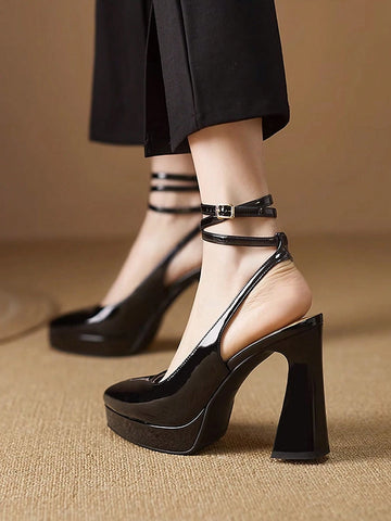 Women High Heel Sandals With Platform, Fashion Hollow Out Pumps Women High Heel Sandals With Platform, Fashion Hollow Out Pumps