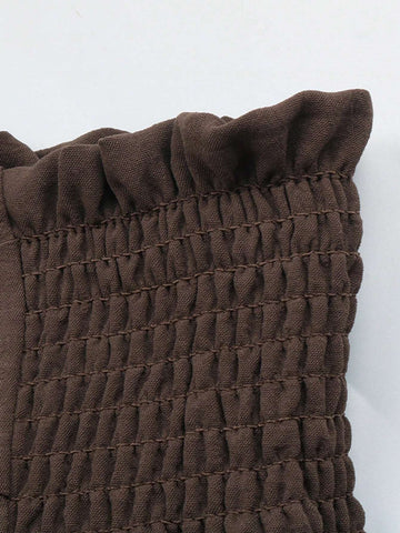 Women Vacation High Waist Loose Shorts With Bow Decorations Women Vacation High Waist Loose Shorts With Bow Decorations