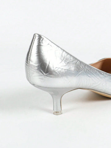 Women's Bow Decor Pointed Toe High Heels, Fashionable Sexy Dress Pumps Women's Bow Decor Pointed Toe High Heels, Fashionable Sexy Dress Pumps