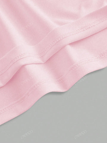 Women's Bow & Letter Print Round Neck Long Sleeve Crop Fitted T-Shirt, Spring & Summer Women's Bow & Letter Print Round Neck Long Sleeve Crop Fitted T-Shirt, Spring & Summer