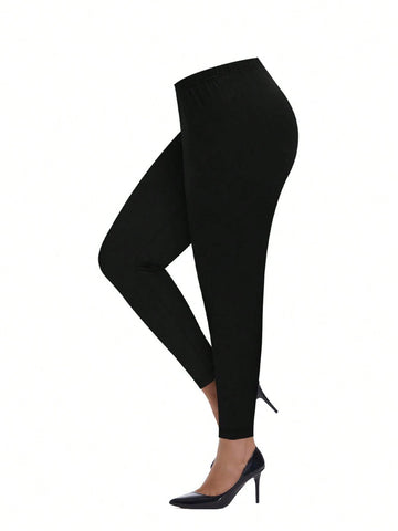 Women's Casual Pants Suit Geometric Print Round Neck Long Sleeve Slit Top Solid Color Leggings Two-Piece Suit Women's Casual Pants Suit Geometric Print Round Neck Long Sleeve Slit Top Solid Color Leggings Two-Piece Suit