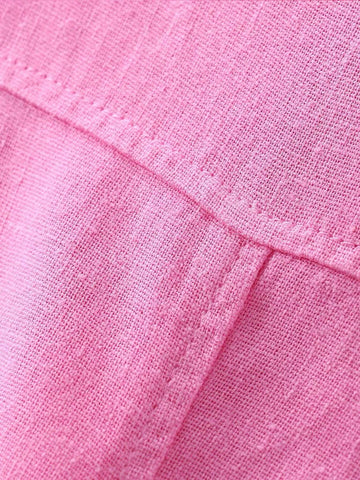 Women's Casual Roll-Up Sleeve Linen Blend Shirt Women's Casual Roll-Up Sleeve Linen Blend Shirt