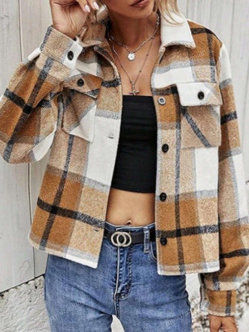 Womens Fall Outfits Fashion Clothes Shackets Flannel Plaid Button Down Long Sleeve Shirts Womens Fall Outfits Fashion Clothes Shackets Flannel Plaid Button Down Long Sleeve Shirts