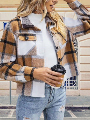 Womens Fall Outfits Fashion Clothes Shackets Flannel Plaid Button Down Long Sleeve Shirts Womens Fall Outfits Fashion Clothes Shackets Flannel Plaid Button Down Long Sleeve Shirts