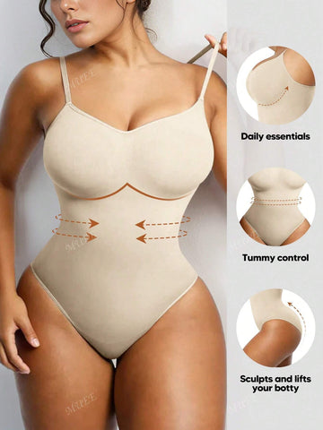 Women's Fashion Adjustable Strap Tight-Fitting Bodysuit Shapewear Women's Fashion Adjustable Strap Tight-Fitting Bodysuit Shapewear