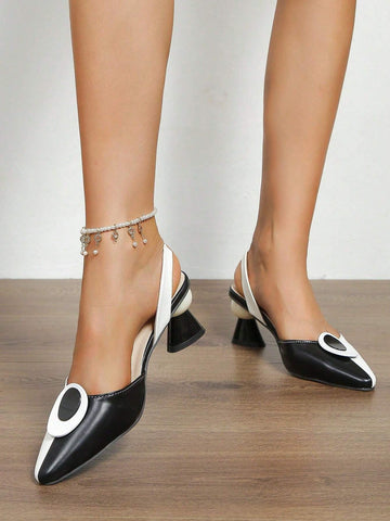 Women's Fashionable Gradient High Heels, Elegant Slip-On Dress Shoes Women's Fashionable Gradient High Heels, Elegant Slip-On Dress Shoes