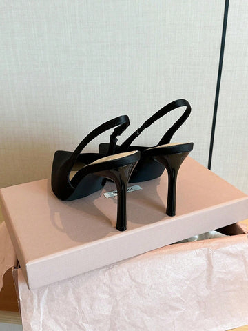Women's High Heel Pointed Toe Slingback Sandals Women's High Heel Pointed Toe Slingback Sandals