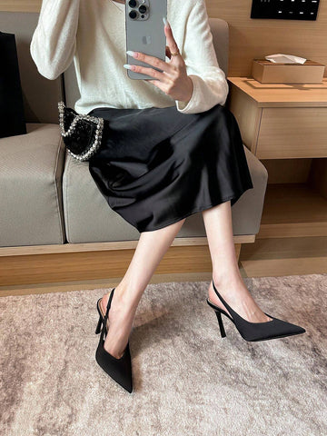 Women's High Heel Pointed Toe Slingback Sandals Women's High Heel Pointed Toe Slingback Sandals