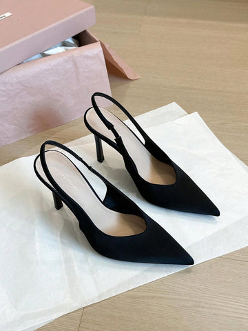 Women's High Heel Pointed Toe Slingback Sandals Women's High Heel Pointed Toe Slingback Sandals