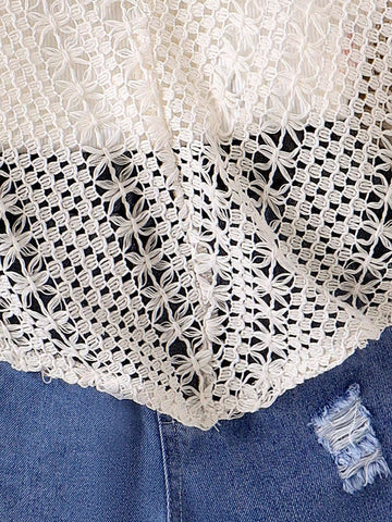 Young Girl Casual Irregular Vest And Shorts 3pcs Vacation Style Fashion Outfit Young Girl Casual Irregular Vest And Shorts 3pcs Vacation Style Fashion Outfit