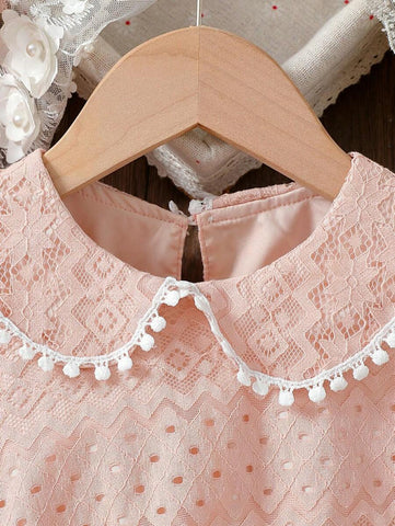 Young Girl' Countryside Cute Ruffled Collar Bubble Sleeve Floral Print Dress Young Girl' Countryside Cute Ruffled Collar Bubble Sleeve Floral Print Dress