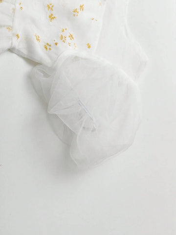 Young Girl Hot Stamping Print High-Grade Princess Dress Childrens Dress Summer Dress 2024 New Style Girl Sweet Style Western Style Mesh Skirt Young Girl Hot Stamping Print High-Grade Princess Dress Childrens Dress Summer Dress 2024 New Style Girl Sweet Style Western Style Mesh Skirt