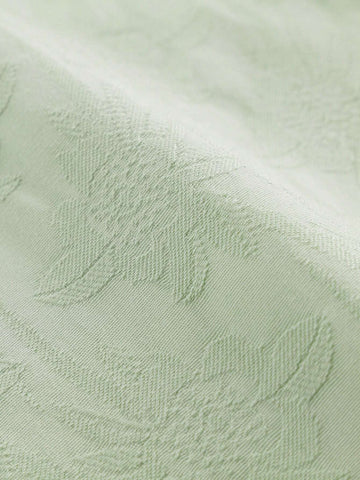 Young Girl New Chinese Style Jacquard Mesh Splicing Stand Collar Bubble Short Sleeve Qipao Dress For Summer Young Girl New Chinese Style Jacquard Mesh Splicing Stand Collar Bubble Short Sleeve Qipao Dress For Summer