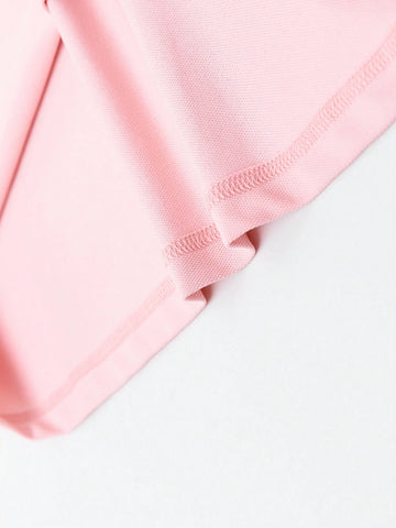 Young Girl Strawberry & Letter Print Sleeveless Polo Dress, Children Summer Wear 2024 New Fashion, Chic Long Dress For Summer, Sweet Princess Skirt Young Girl Strawberry & Letter Print Sleeveless Polo Dress, Children Summer Wear 2024 New Fashion, Chic Long Dress For Summer, Sweet Princess Skirt