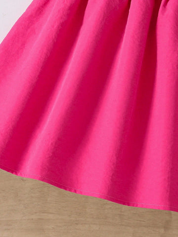 Young Girls 3D Flower Patchwork Waist Dress, & Cute Outdoor Party & Social Occasion, Spring/Summer Young Girls 3D Flower Patchwork Waist Dress, & Cute Outdoor Party & Social Occasion, Spring/Summer