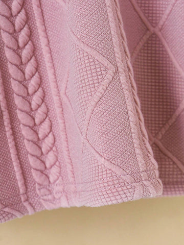 Young Girl's Patchwork Furry Texture Casual Dress, Suitable For Everyday Wear Young Girl's Patchwork Furry Texture Casual Dress, Suitable For Everyday Wear