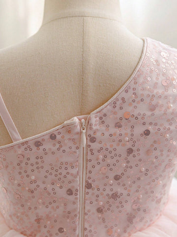 Young Girls Christmas/Halloween Party Princess Tulle Puffy Dress, Flower Wedding/Birthday/Piano Recital Dress Young Girls Christmas/Halloween Party Princess Tulle Puffy Dress, Flower Wedding/Birthday/Piano Recital Dress