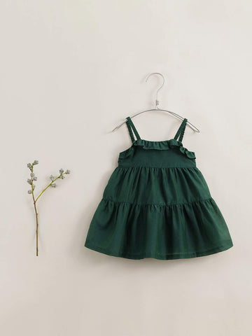 Young Girls' Fashionable Sweet Pleated Lace Trimmed Sleeveless Dress, Summer Young Girls' Fashionable Sweet Pleated Lace Trimmed Sleeveless Dress, Summer