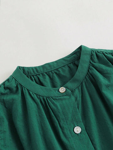 Young Girls' French Elegance Patchwork Ruffle Edge A-Line Sleeveless Dress With Round Neck, Summer Young Girls' French Elegance Patchwork Ruffle Edge A-Line Sleeveless Dress With Round Neck, Summer