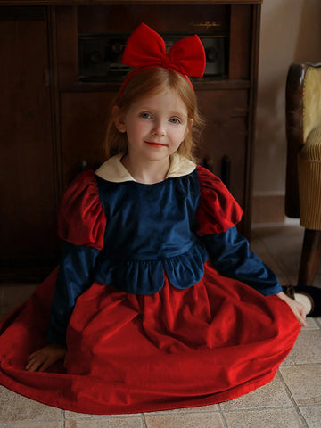 Young Girls Princess Cartoon Character Party Dress, Cute & Sweet For Christmas, Birthday & Banquet, Autumn/Winter Young Girls Princess Cartoon Character Party Dress, Cute & Sweet For Christmas, Birthday & Banquet, Autumn/Winter
