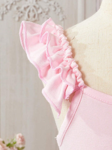 Young Girl's Sweet And Elegant Tutu Skirt Set For Ballet Dancing Young Girl's Sweet And Elegant Tutu Skirt Set For Ballet Dancing