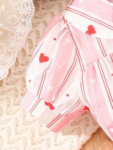 Young Girls' Turn-Down Collar Shirt And Skirt Set, Casual & Lovely Outfit For Spring And Summer Picnics Young Girls' Turn-Down Collar Shirt And Skirt Set, Casual & Lovely Outfit For Spring And Summer Picnics