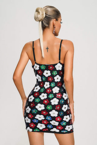 Letitia Floral Sequin Mini Dress Letitia Floral Sequin Mini Dress