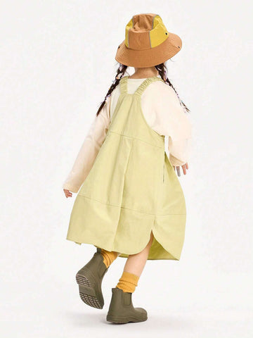 mini bala Mini Bala Girls' Dress 2024 Spring New Baby Loose Fashion Workwear Style Children's Jumper mini bala Mini Bala Girls' Dress 2024 Spring New Baby Loose Fashion Workwear Style Children's Jumper