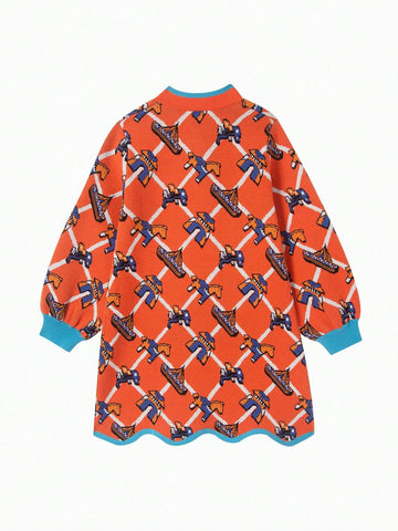 Mini Bala Girls Qipao Dress Autumn Chinese Style Dress Mini Bala Girls Qipao Dress Autumn Chinese Style Dress