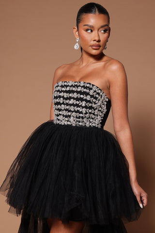 Adrianna Tulle Embellished Gown - Adrianna Tulle Embellished Gown -