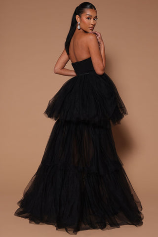 Adrianna Tulle Embellished Gown - Adrianna Tulle Embellished Gown -