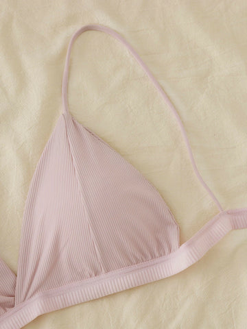 3pack Ribbed Triangle Bra Set 3pack Ribbed Triangle Bra Set