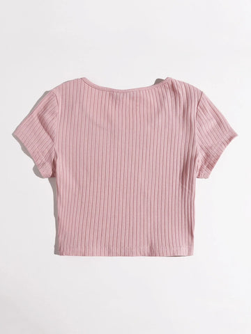 EZwear Solid Rib-knit Top EZwear Solid Rib-knit Top