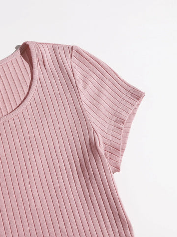 EZwear Solid Rib-knit Top EZwear Solid Rib-knit Top