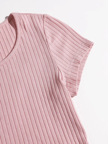 EZwear Solid Rib-knit Top EZwear Solid Rib-knit Top