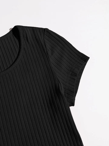 EZwear Solid Rib-knit Top EZwear Solid Rib-knit Top