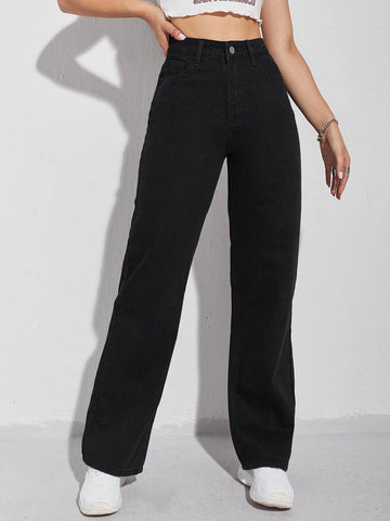 High Waist Wide Leg Jeans High Waist Wide Leg Jeans