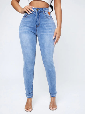 Curvy High Waist Skinny Jeans Curvy High Waist Skinny Jeans