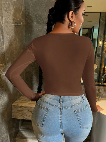 SXY Scoop Neck Crop Tee SXY Scoop Neck Crop Tee