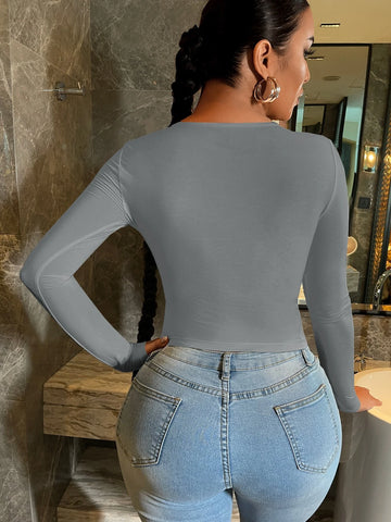 SXY Scoop Neck Crop Tee SXY Scoop Neck Crop Tee