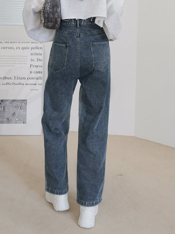 DAZY Slant Pockets Straight Leg Jeans DAZY Slant Pockets Straight Leg Jeans